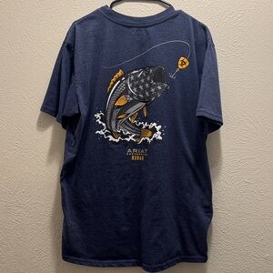 Ariat Rebar Blue Fish Graphic Tee